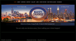 Desktop Screenshot of buzzyorangestudio.com