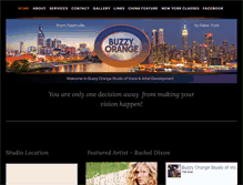 Tablet Screenshot of buzzyorangestudio.com